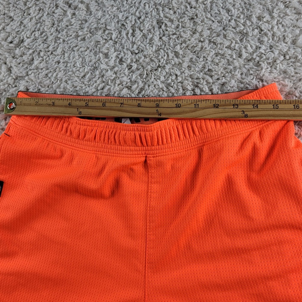 Under Armour NFL Combine Shorts Mens Large Orange 1243227 Training Mesh Excellen - Picture 6 of 13